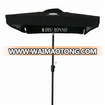 2M High quality black advertising promotion umbrella.