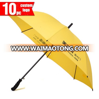 75cm*8K 190T Pongee Fabric Auto Open Golf Storm Umbrella with Customized Logo