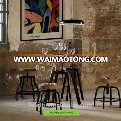 Industrial loft popular bar table in stock for restaurant furniture