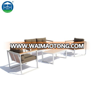 DW-SF1508 Wholesale Aluminum Outdoor Furniture Sectional Sofa Set