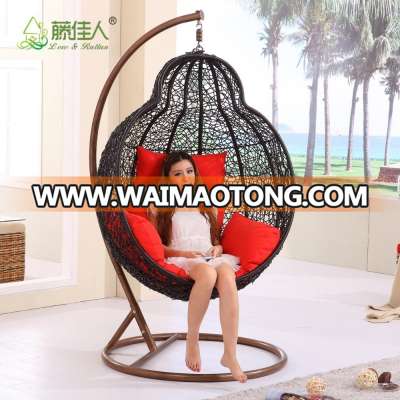 Outdoor Garden Rattan Chair Patio Rattan Hanging Chair /Indoor Rattan Swing Chair