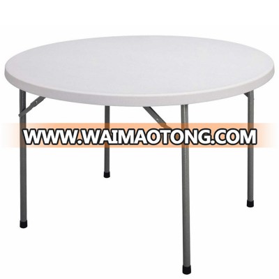 New fashion manufacturer plastic round folding table