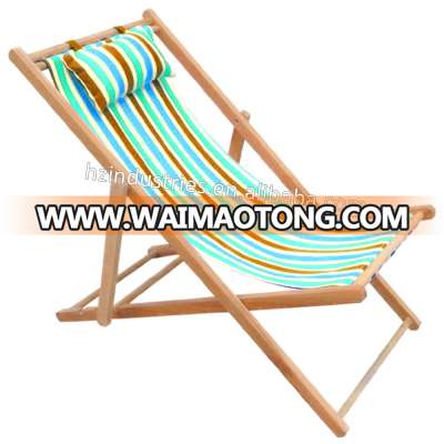 Modern deck chair frame