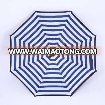 New design korea umbrella rubber tips promotional reverse umbrella with logo printing