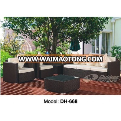 Garden Furniture Dubai Outdoor Wicker Sofa Furniture(DH-668)