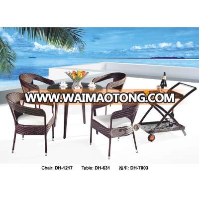 Outdoor Rattan Patio Furniture Restaurant Cheap Dining Chair(DH-1217)