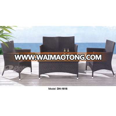 UV-resistant Wicker Rattan Outdoor Furniture Balcony Sofa Set(DH-1618)