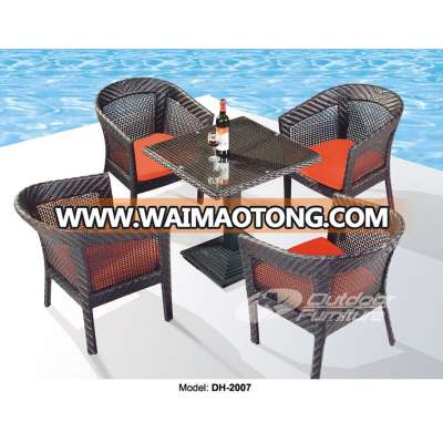 Used outdoor restaurant furniture dining set DH-2007