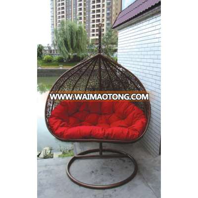 wicker outdoor furniture rattan swing hanging chair(DH-N9110)