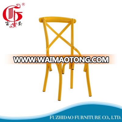 French design cross back dining chair for resturant