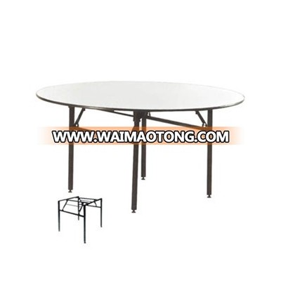 Iron frame round banquet table