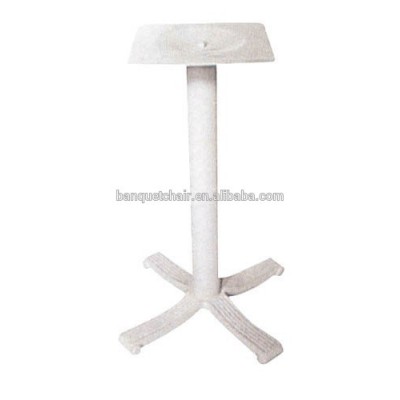 cafe coffee metal dining table base/ aluminum leisure table legs