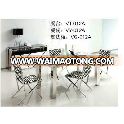 VT-012A marble top dining table