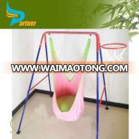 kids child pod swing chair indoor outdoor hanging hammock chair with metal stand