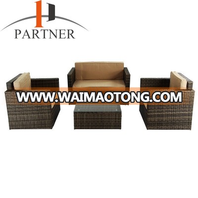 2017 Newest Stylish Outdoor PE Wicker Patio Sofa Furniture Set