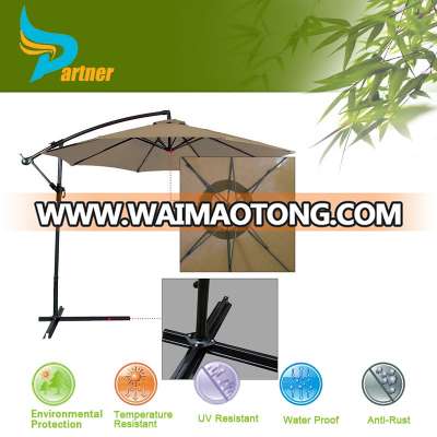 Outdoor Market Patio Offset Hanging Garden Polyester Umbrella