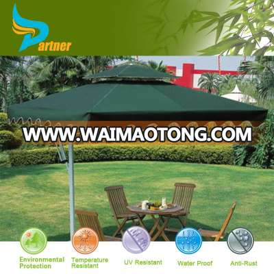 Super Large Green Double-layer Waterproof Garden Patio Outdoor Luxury Beach Umbrella