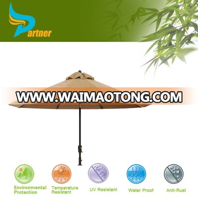 Aluminium Patio Umbrellas Crank Outdoor Big Patio Umbrella Garden Table Umbrella