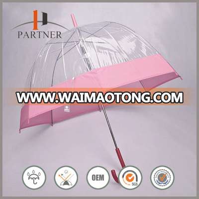 Clear Dome Style Straight Transparent Umbrella Patio Outdoor Rain Umbrellas