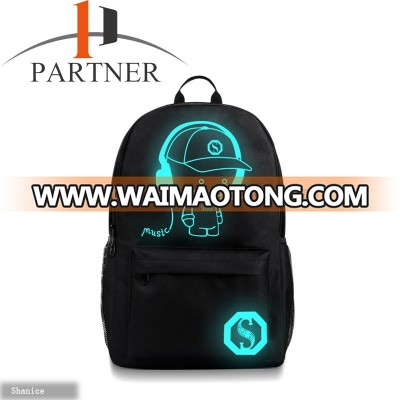 2017 Student Anime Luminous Backpack Shoulder School Bag