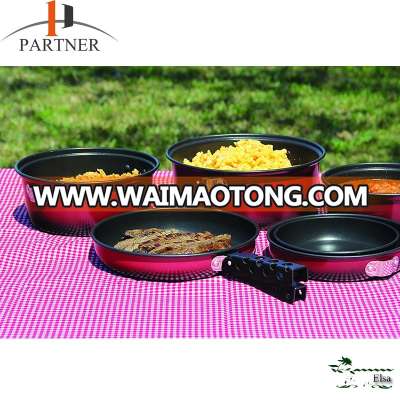 Camping Outdoor Cook Set Cookware with Storage Bag