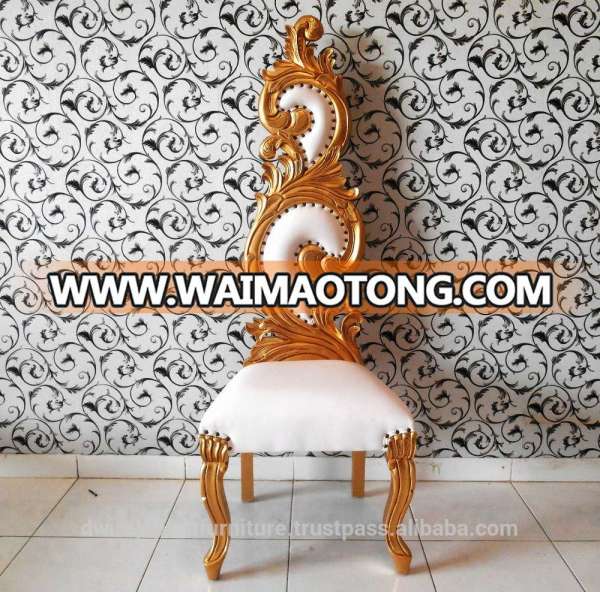 Baroque Dining Chair Furniture - Jepara Furniture of french dining chair furniture baroque style.