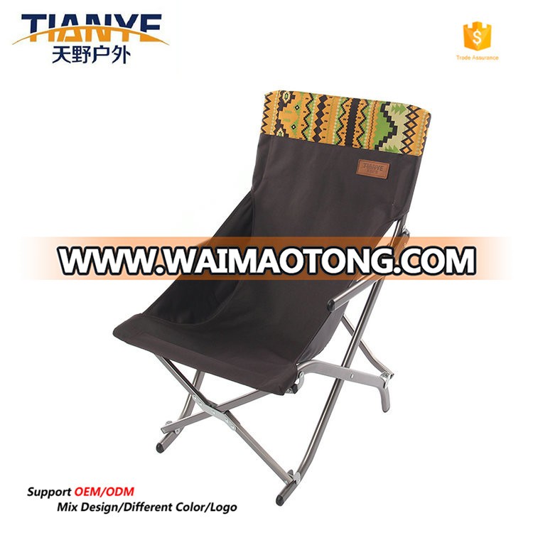 China manufacture new design aluminum lightweight outdoor travel folding chair